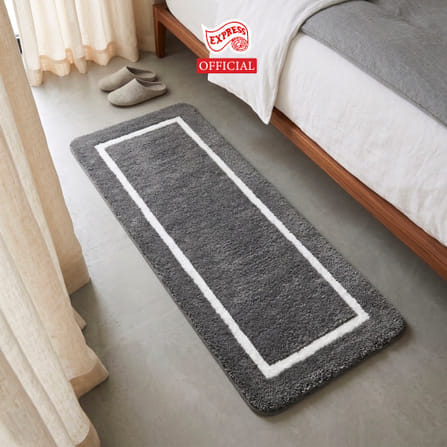 พรมเช็ดเท้ายาว EXPRESS CARPET รุ่น EL2-6 ขนาด50X120 ซม. หนา 20 มม. สีเทา _3